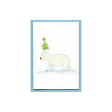 Polar Bear Balsam Tree Enclosure Card