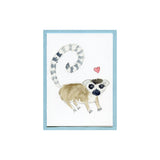 Lemur Love Enclosure Card