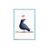 Love Crow Enclosure Card