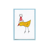 Santa Chick Enclosure Card