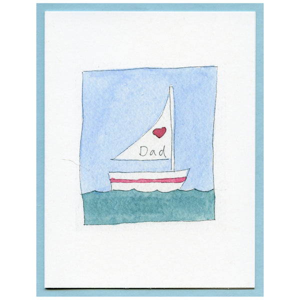 Dad Love Sail Boat